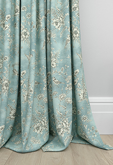 Finch Toile, Delft - Made to Measure Curtains